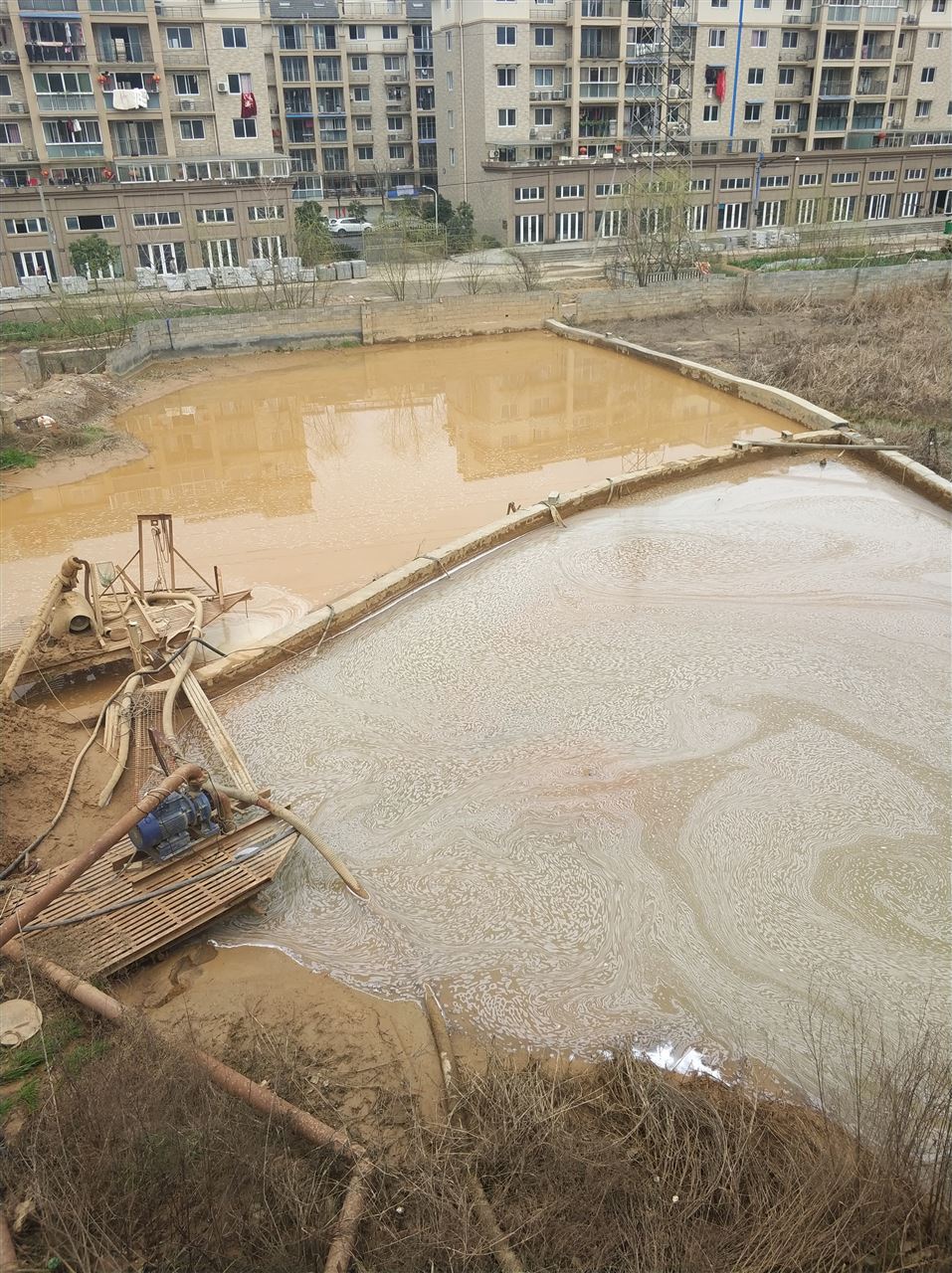 梁园沉淀池淤泥清理-厂区废水池淤泥清淤
